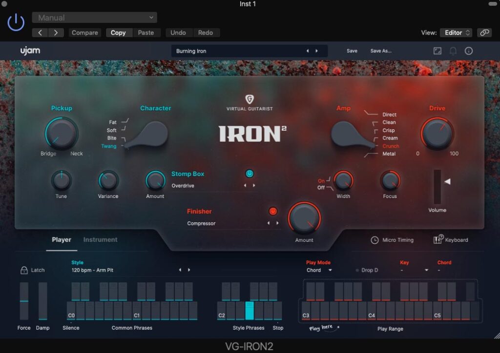 uJAM Virtual Guitarist IRON 2 v2.3.0 [Intel/Apple] [K-ed]