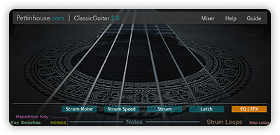 Pettinhouse ClassicGuitar 2.0.0 (Kontakt)