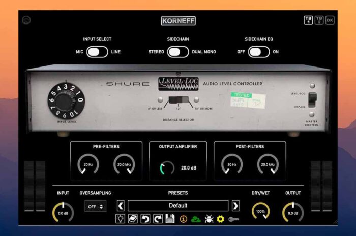 Korneff Audio Shure Level-Loc v1.0.2 [SEnki] VST3|AAX [WIN]