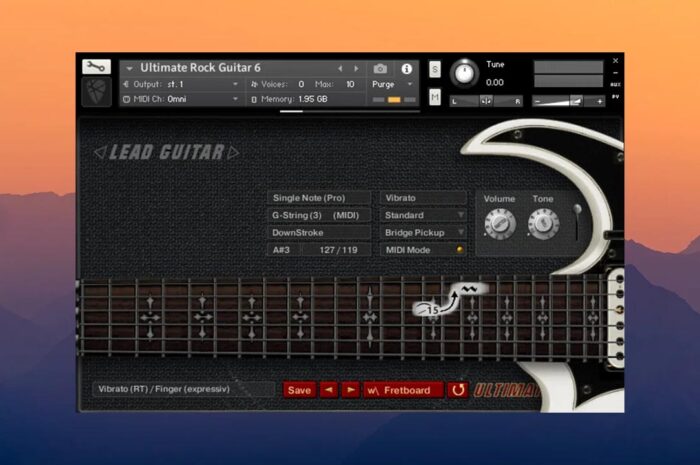 Six String Audio Ultimate Rock Guitar (Kontakt)