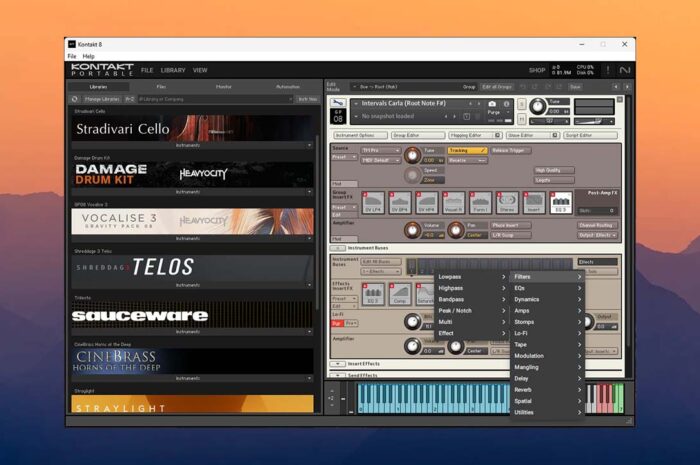 Native Instruments Kontakt 8.3.0 STANDALONE, VSTi, VSTi 3, AAX (x64) Portable